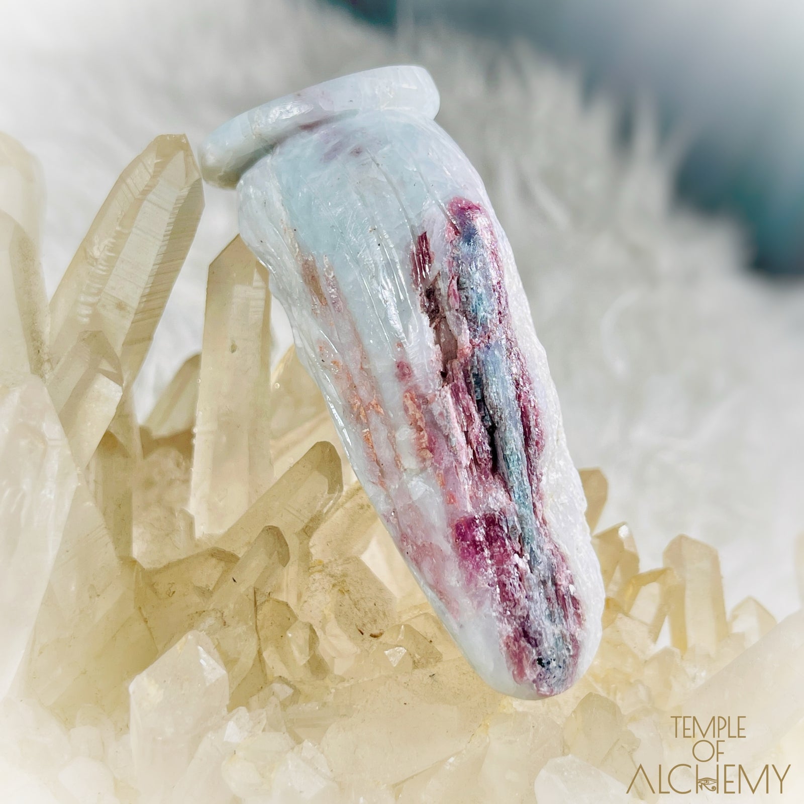 Aquamarine x Pink & Blue Tourmaline