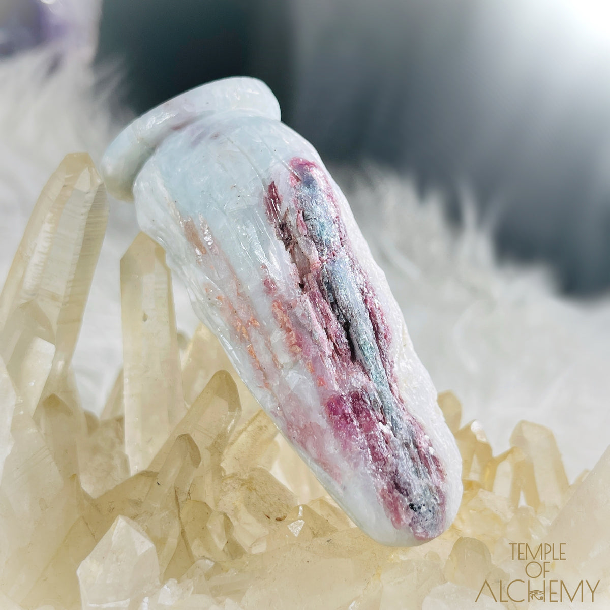 Aquamarine x Pink & Blue Tourmaline