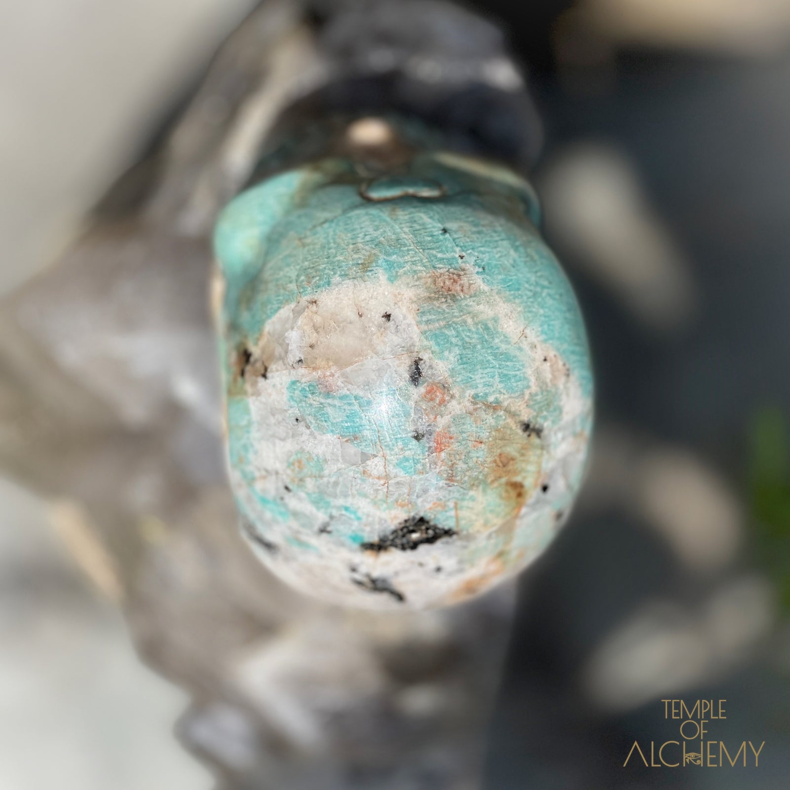 Amazonite x Black Tourmaline