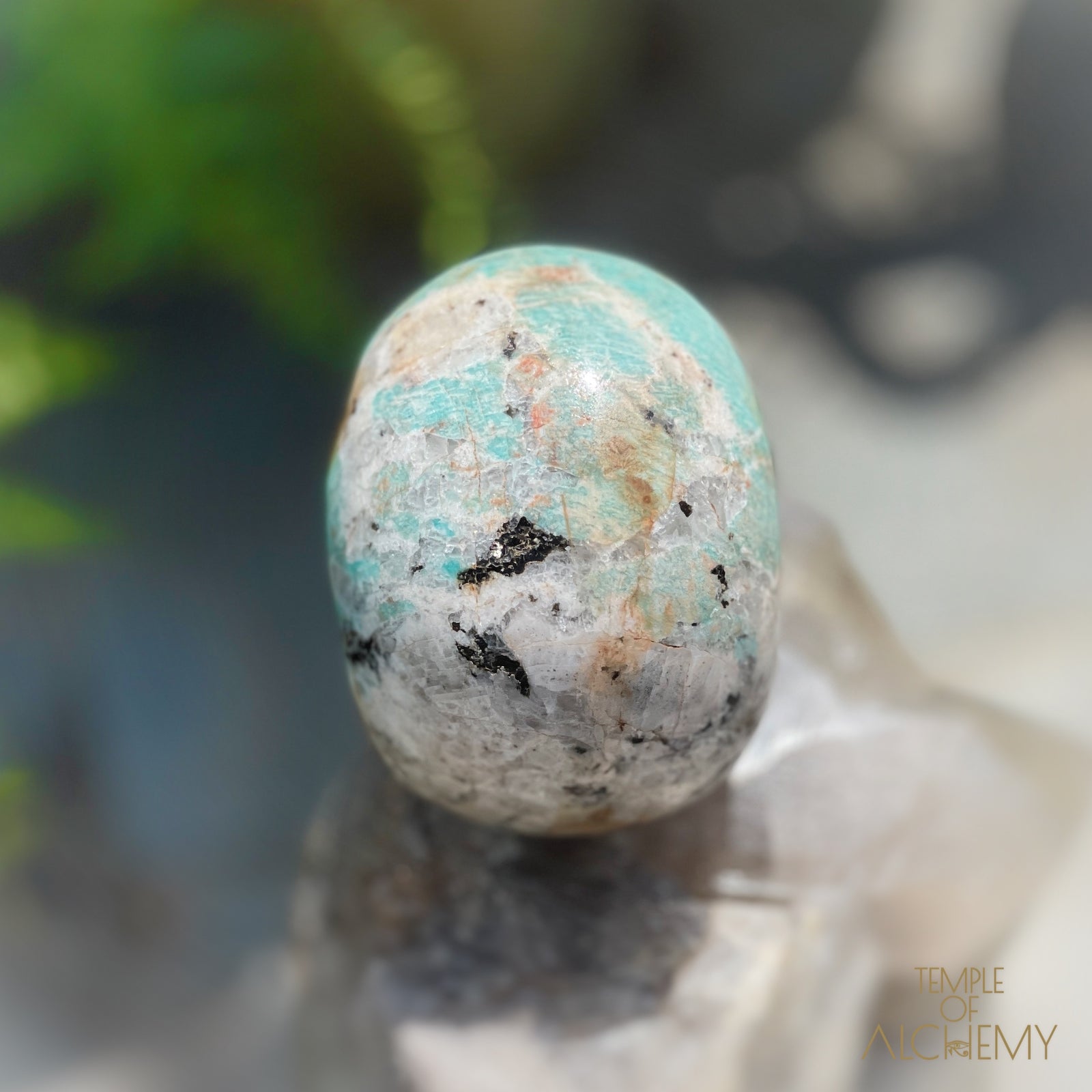 Amazonite x Black Tourmaline