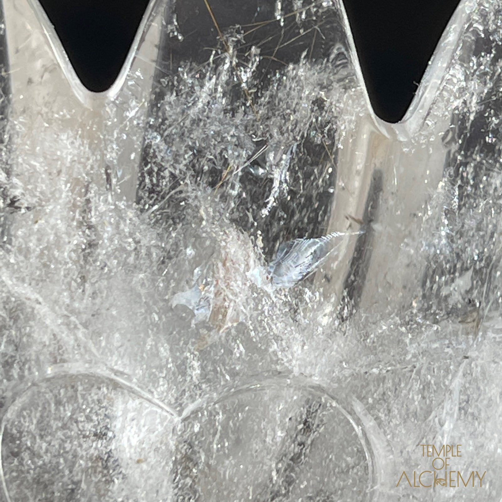 Copper x Silver Rutiles in Clear Quartz