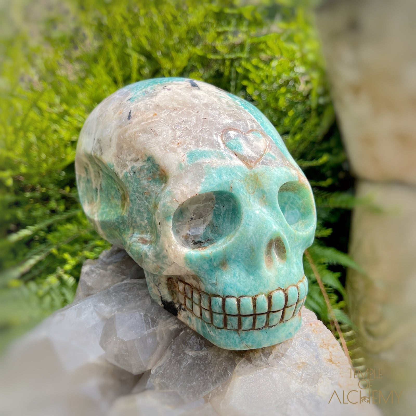 Amazonite x Black Tourmaline x Epidote