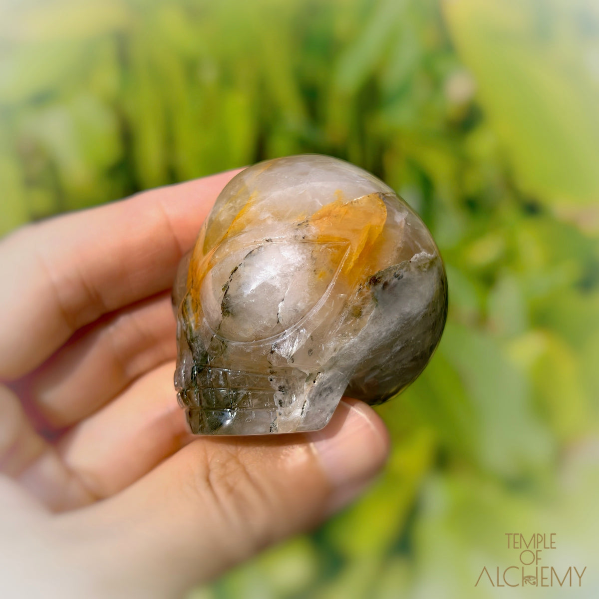 Green Chlorite x Golden Healer x Milky Quartz