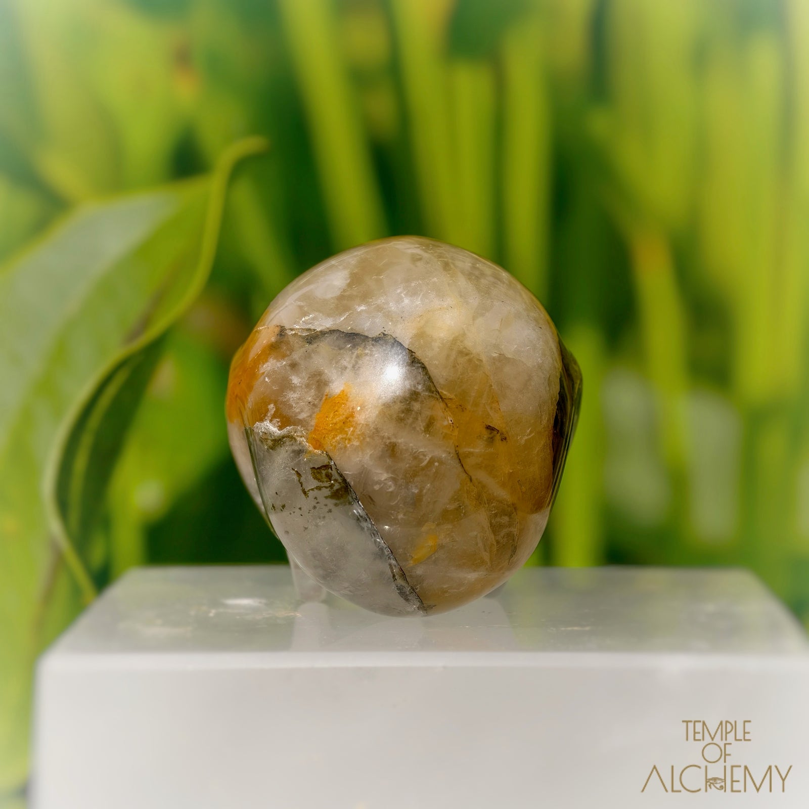 Green Chlorite x Golden Healer x Milky Quartz