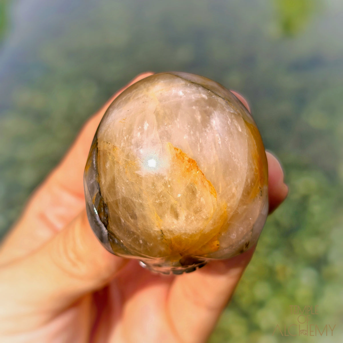 Green Chlorite x Golden Healer x Milky Quartz