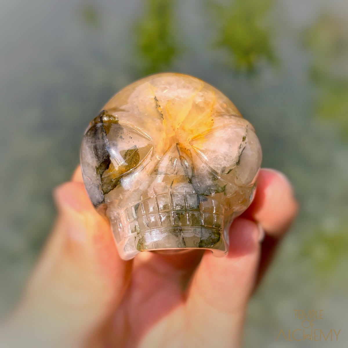 Green Chlorite x Golden Healer x Milky Quartz
