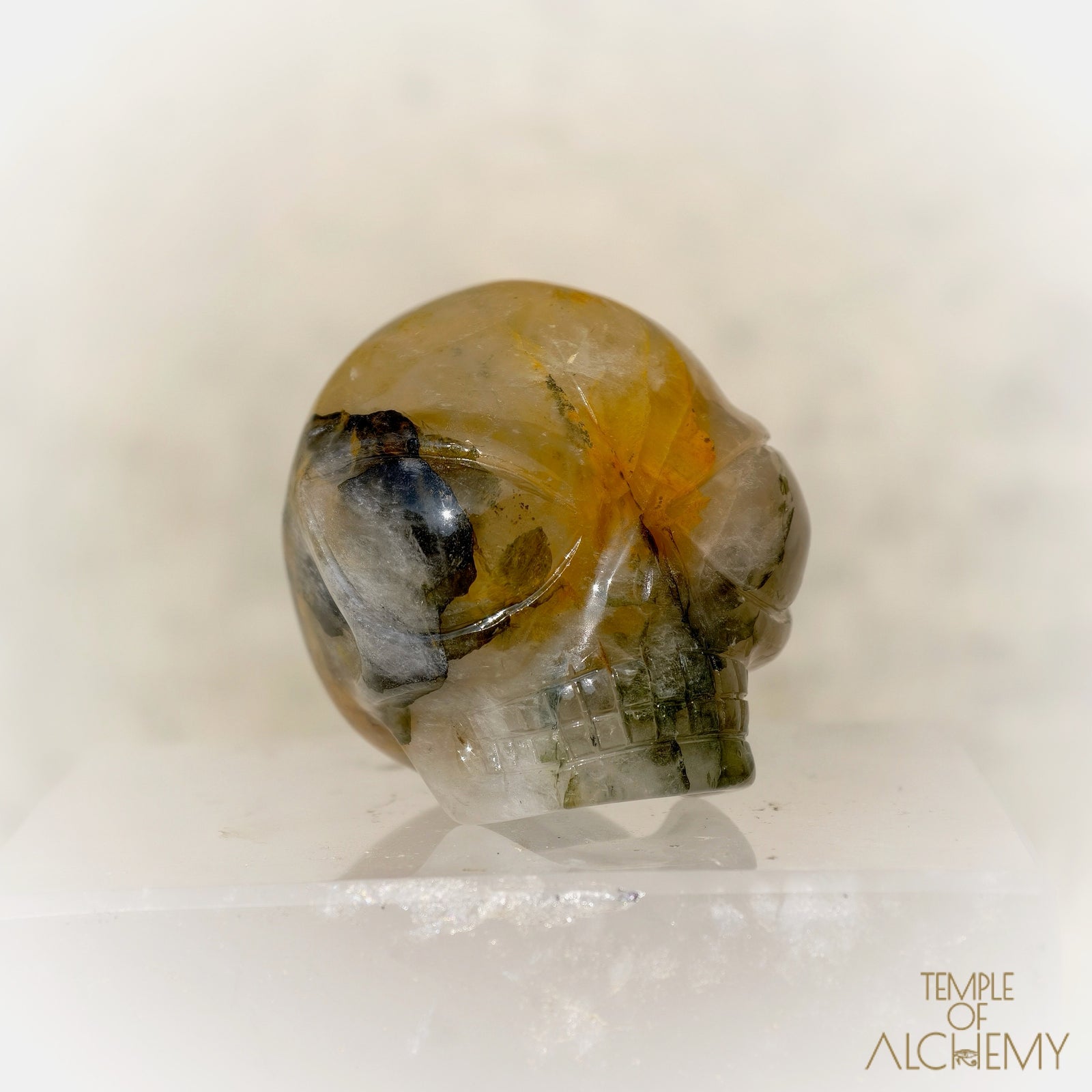Green Chlorite x Golden Healer x Milky Quartz