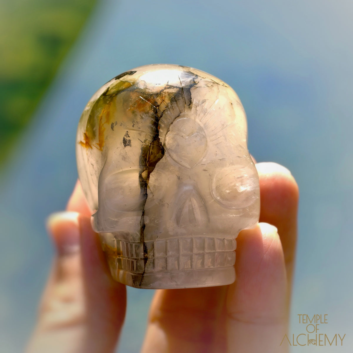 Green Chlorite x Golden Healer x Milky Quartz