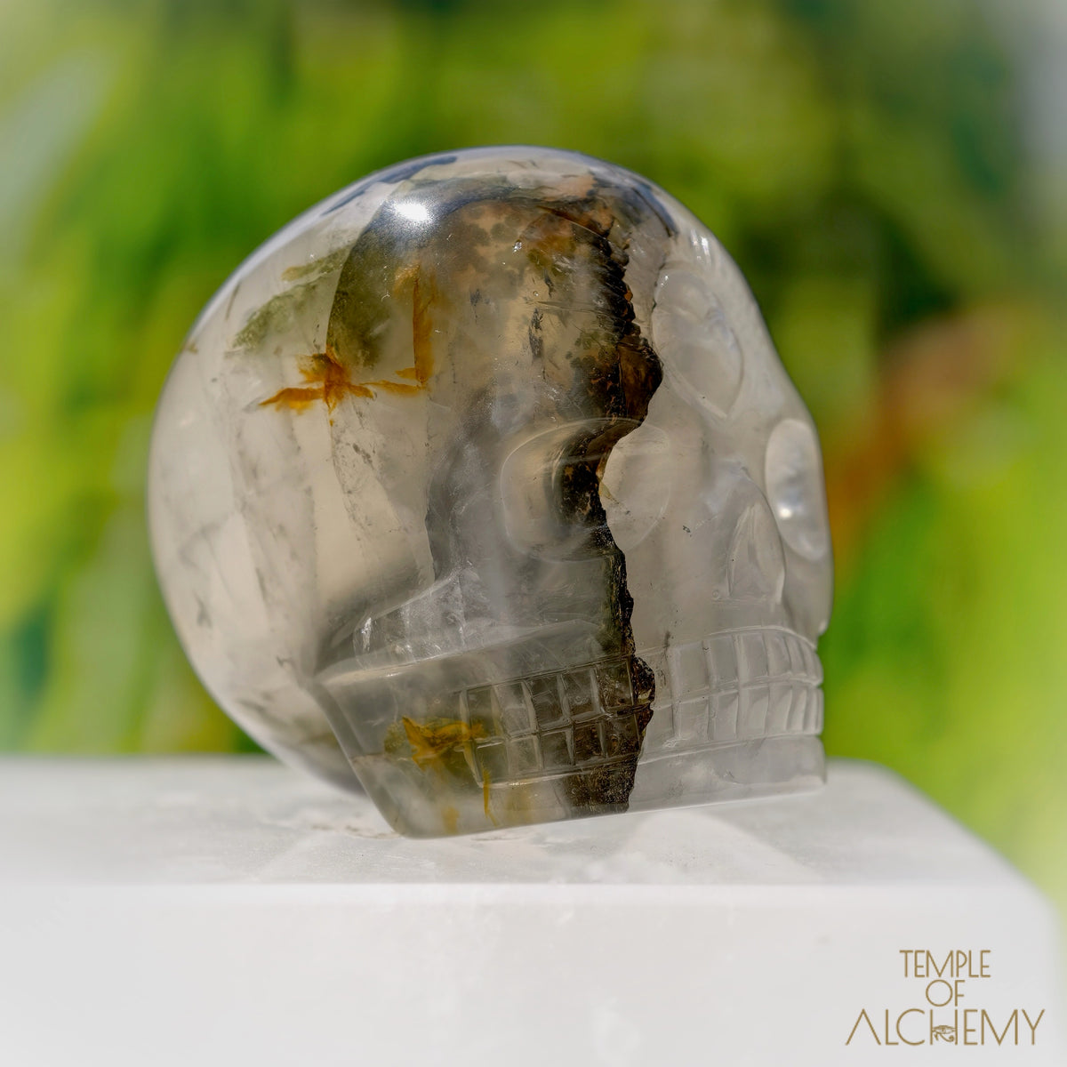 Green Chlorite x Golden Healer x Milky Quartz