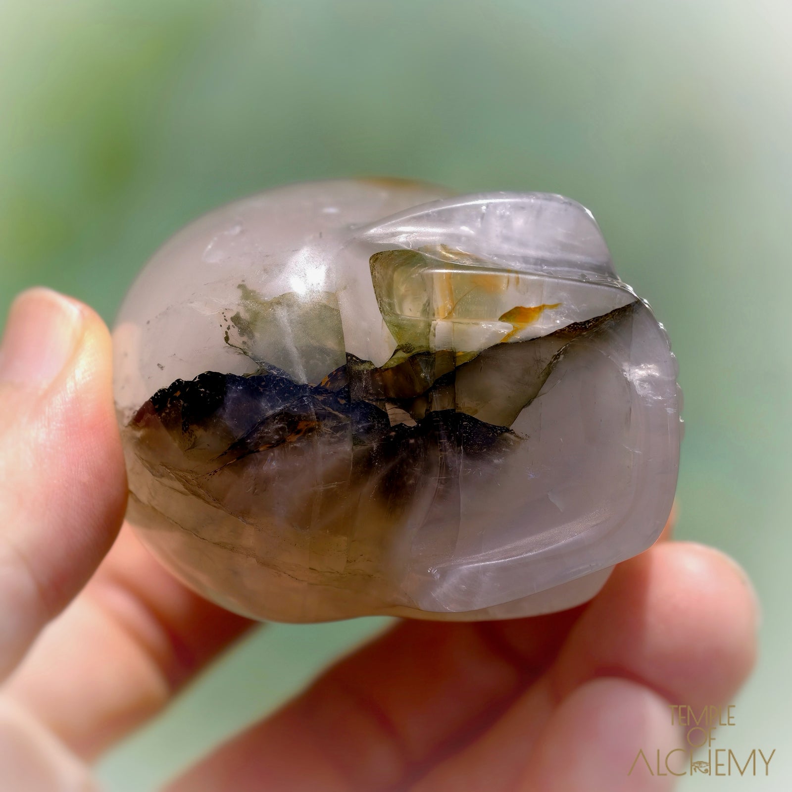 Green Chlorite x Golden Healer x Milky Quartz