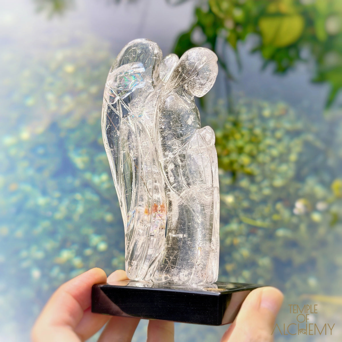 Golden - Copper Rutiles in Clear Quartz