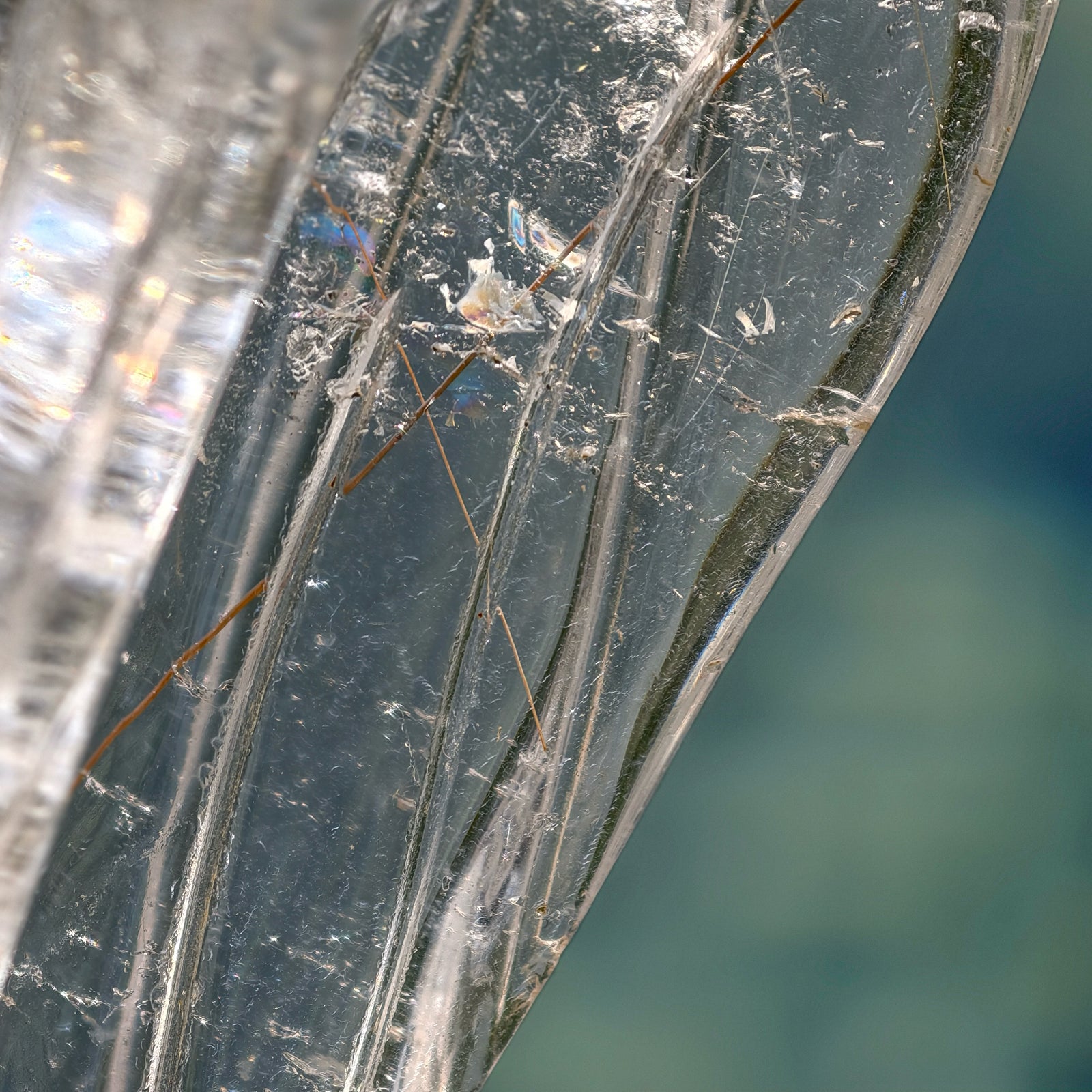 Golden - Copper Rutiles in Clear Quartz