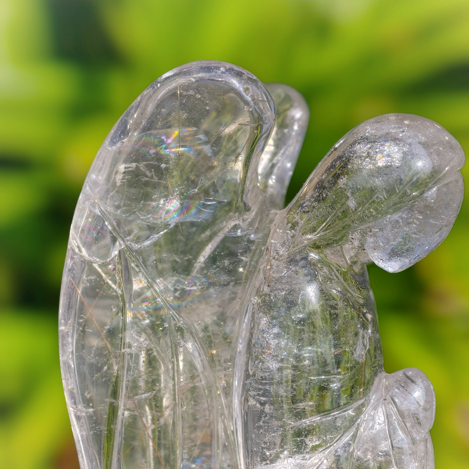 Golden - Copper Rutiles in Clear Quartz