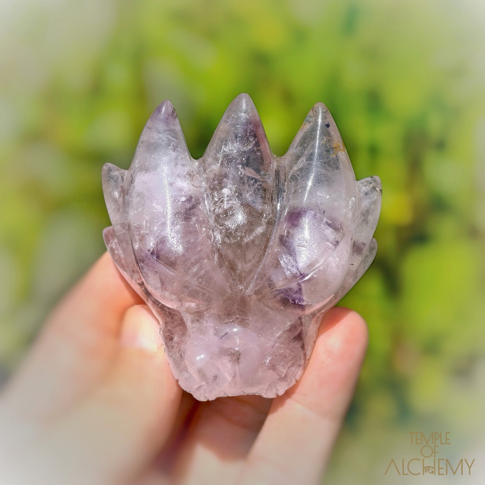 Elestial Trapiche Amethyst