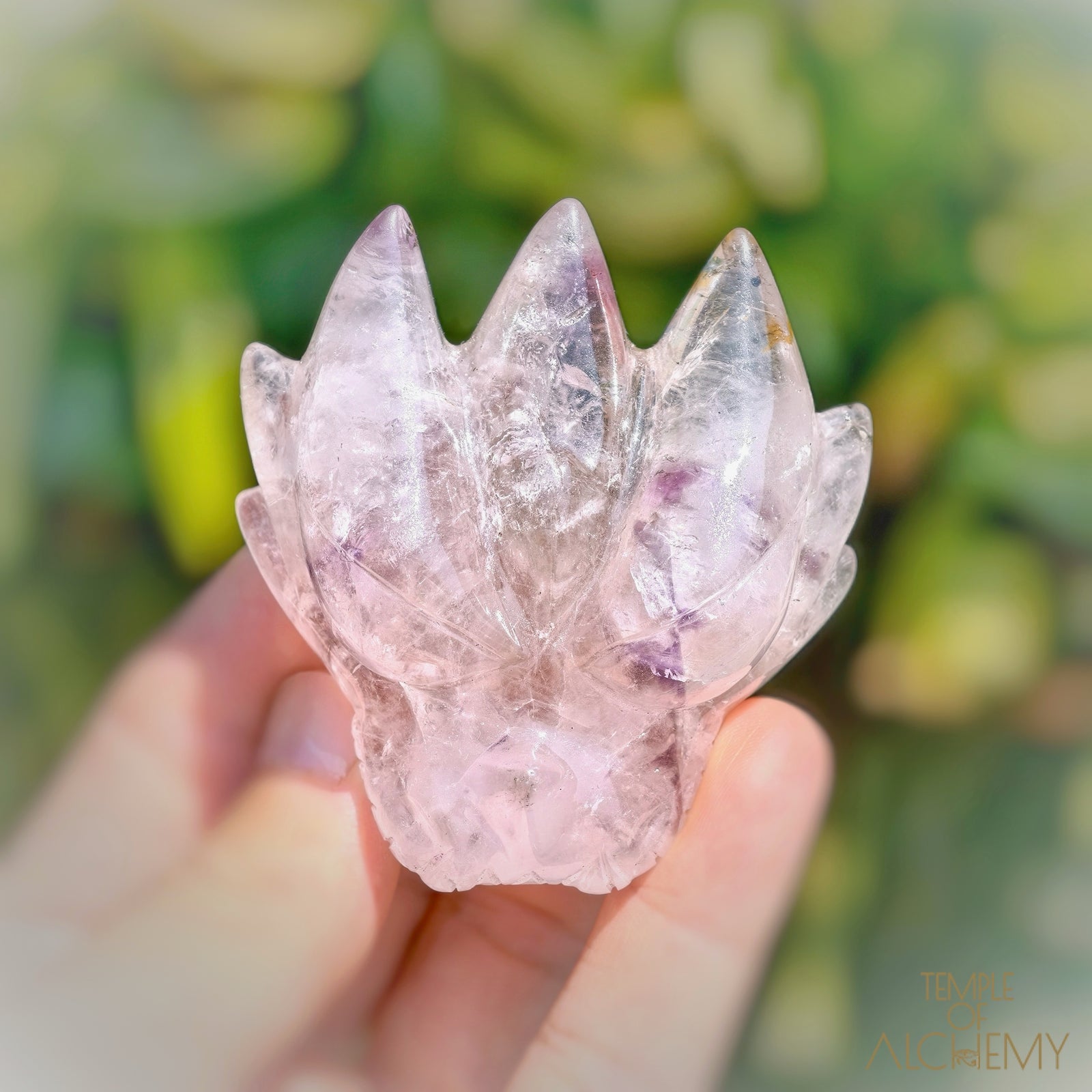Elestial Trapiche Amethyst