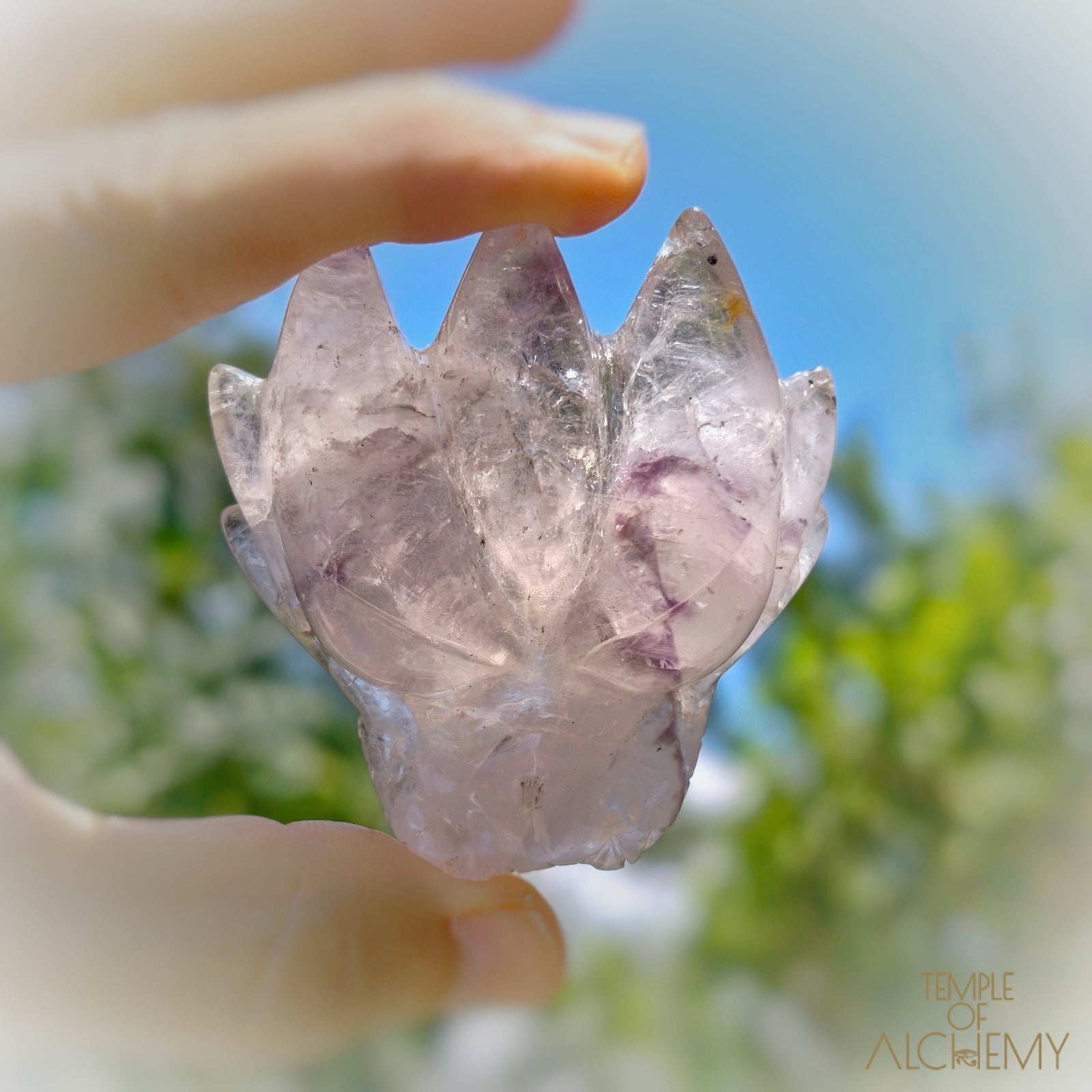 Elestial Trapiche Amethyst