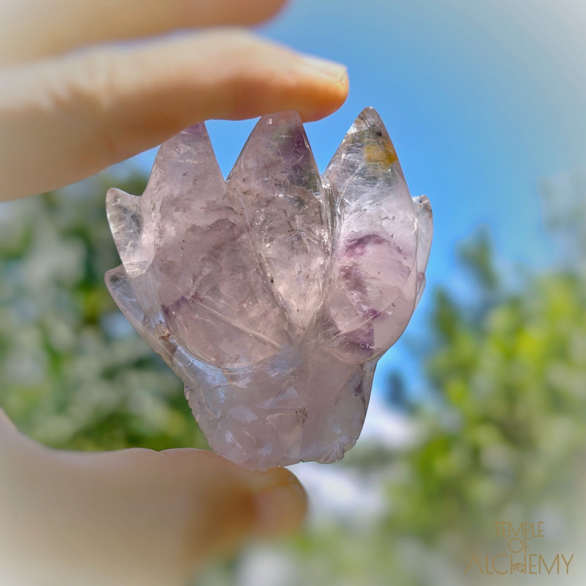 Elestial Trapiche Amethyst