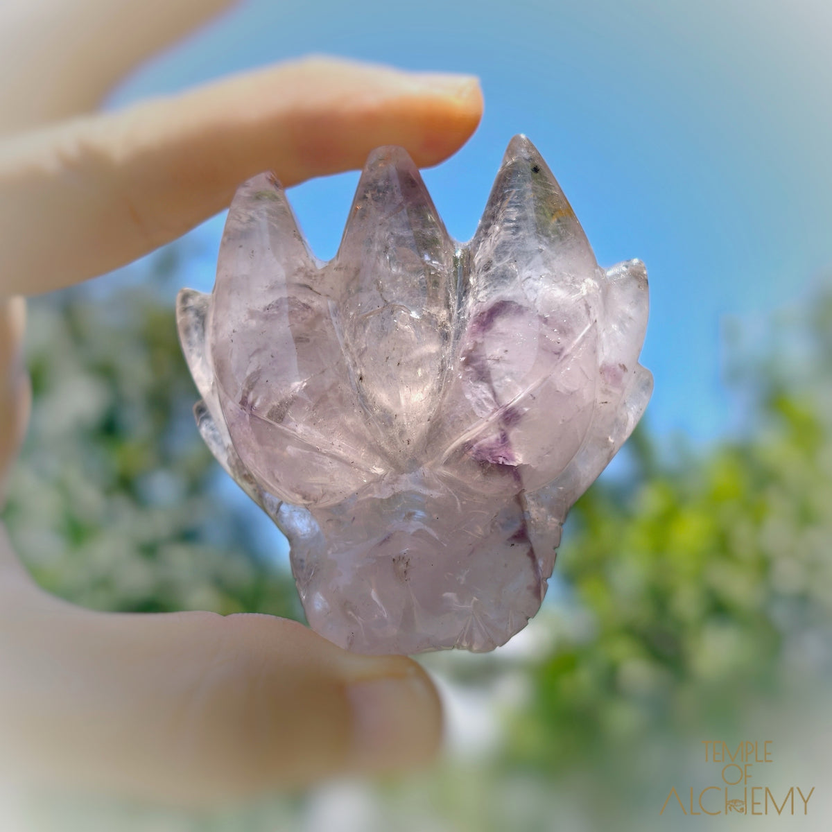 Elestial Trapiche Amethyst