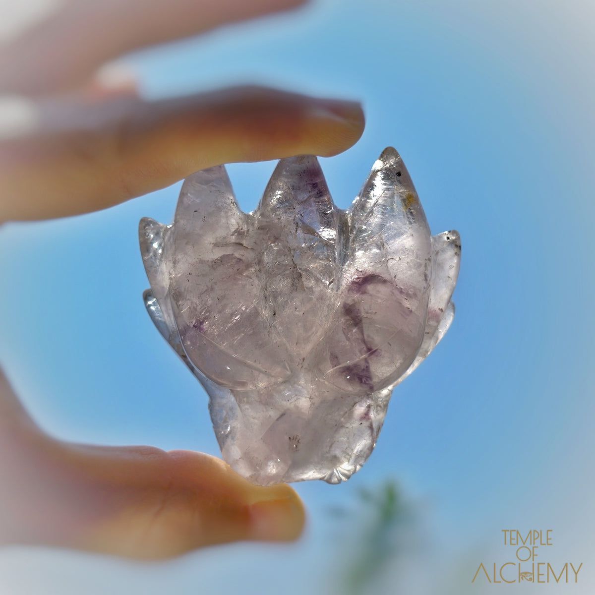 Elestial Trapiche Amethyst