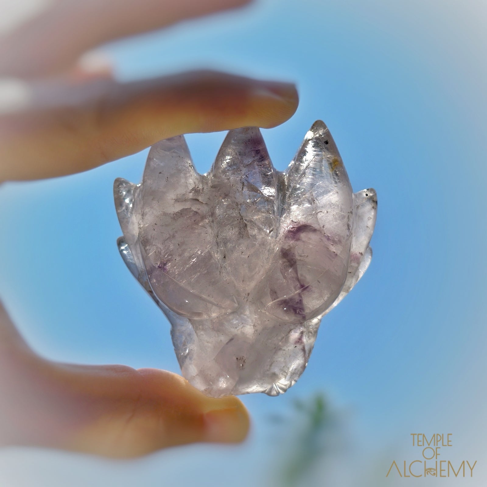 Elestial Trapiche Amethyst