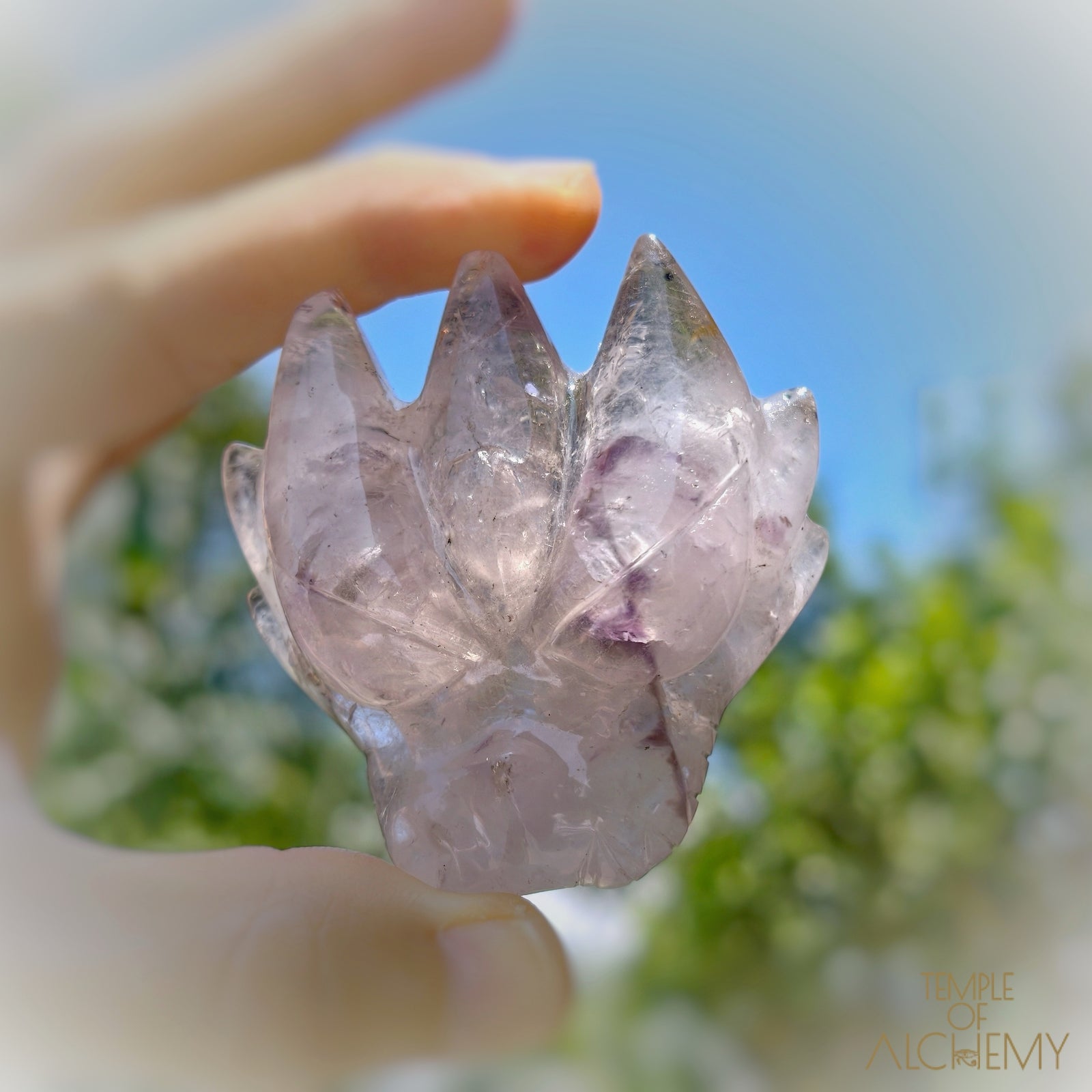 Elestial Trapiche Amethyst