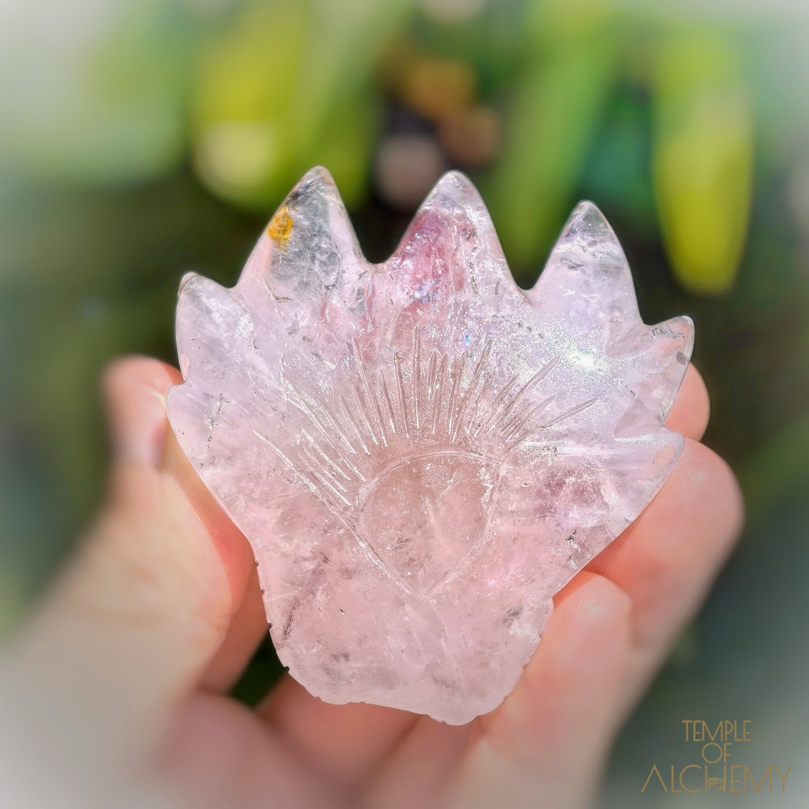 Elestial Trapiche Amethyst
