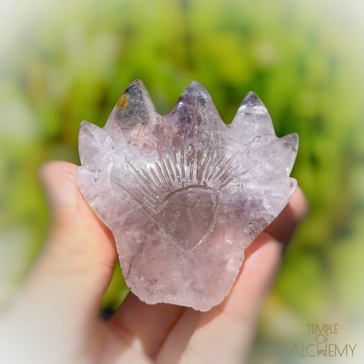 Elestial Trapiche Amethyst