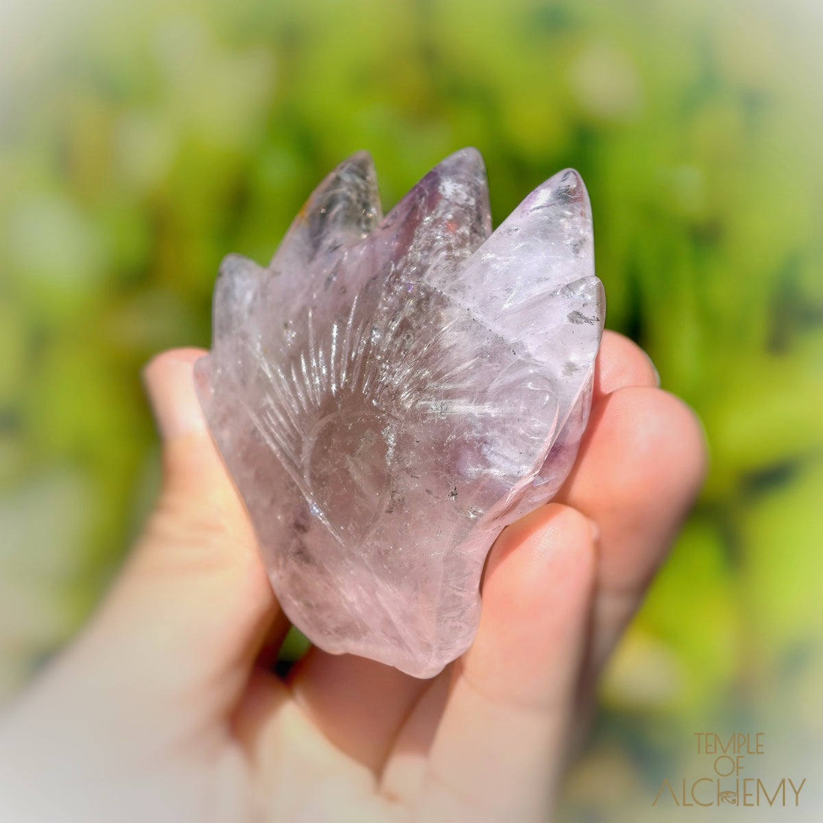 Elestial Trapiche Amethyst
