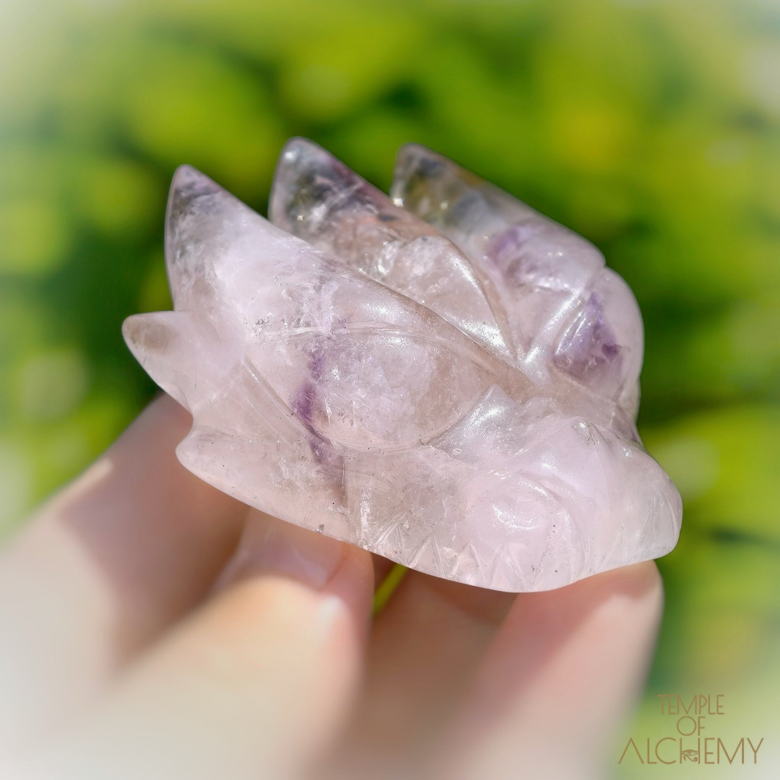 Elestial Trapiche Amethyst