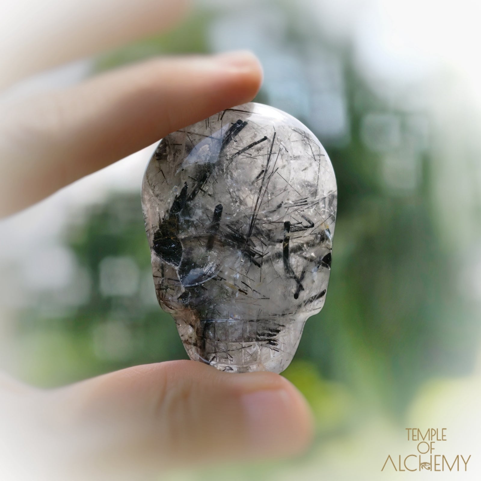 The Protector  𓆃 Black Tourmaline x Milky Quartz