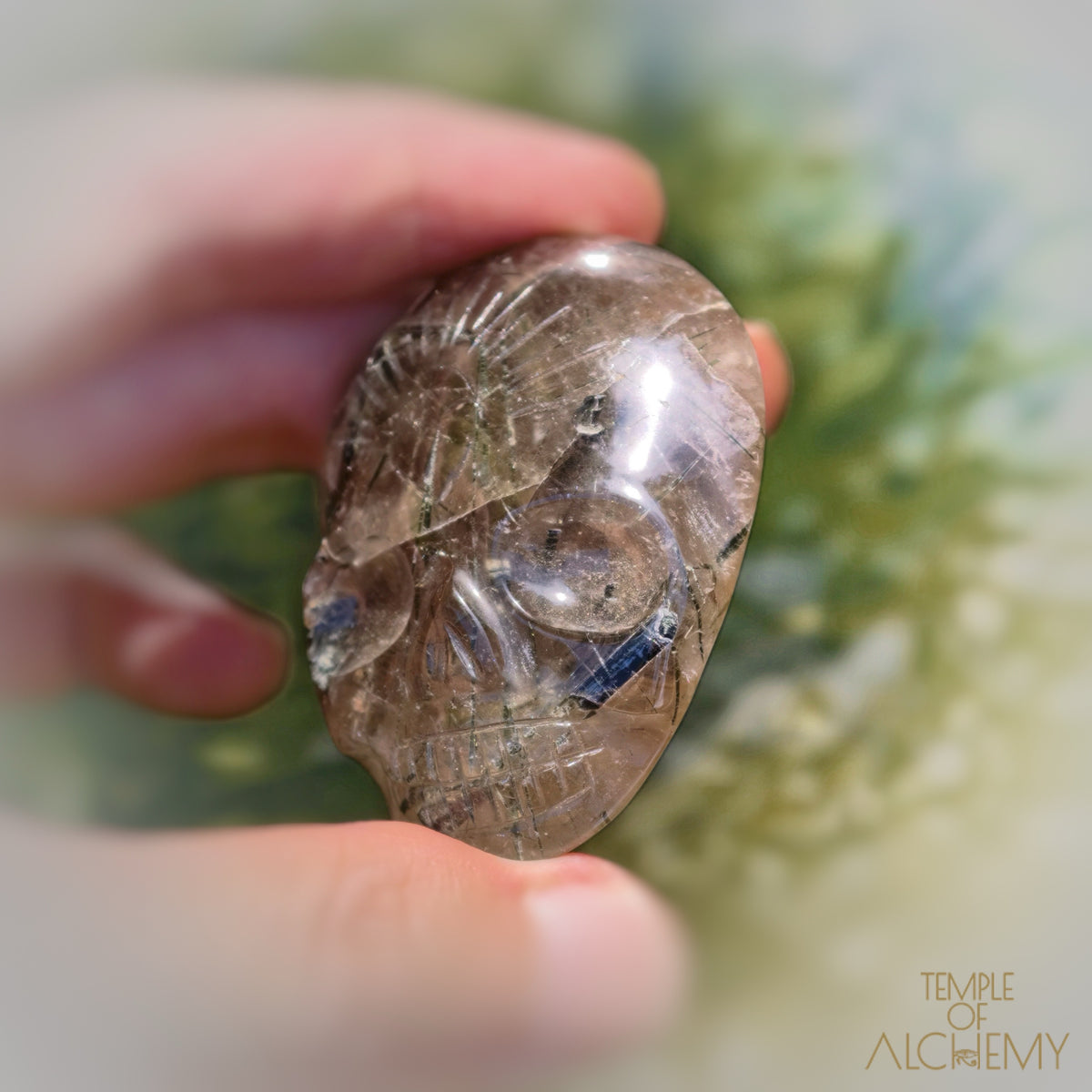 Rare 𓆃 Smoky Quartz x Green Tourmaline