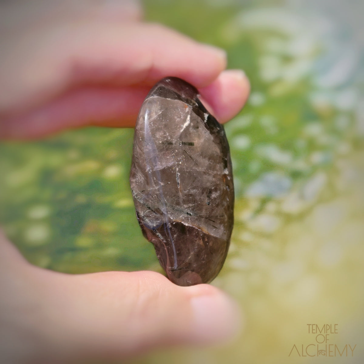 Rare 𓆃 Smoky Quartz x Green Tourmaline