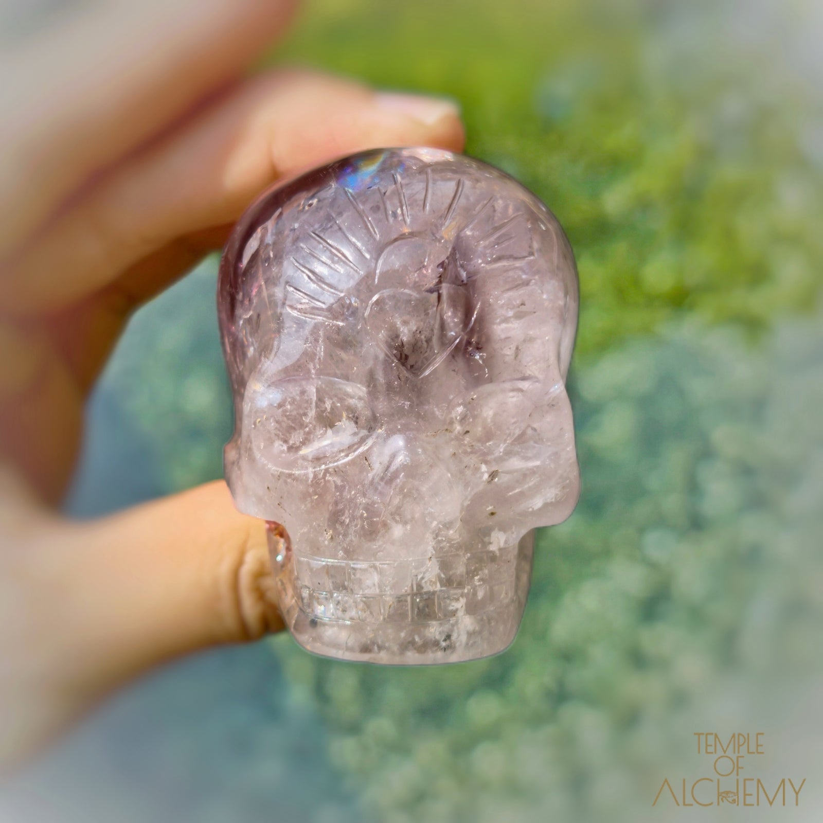 Elestial Trapiche Phantom Amethyst