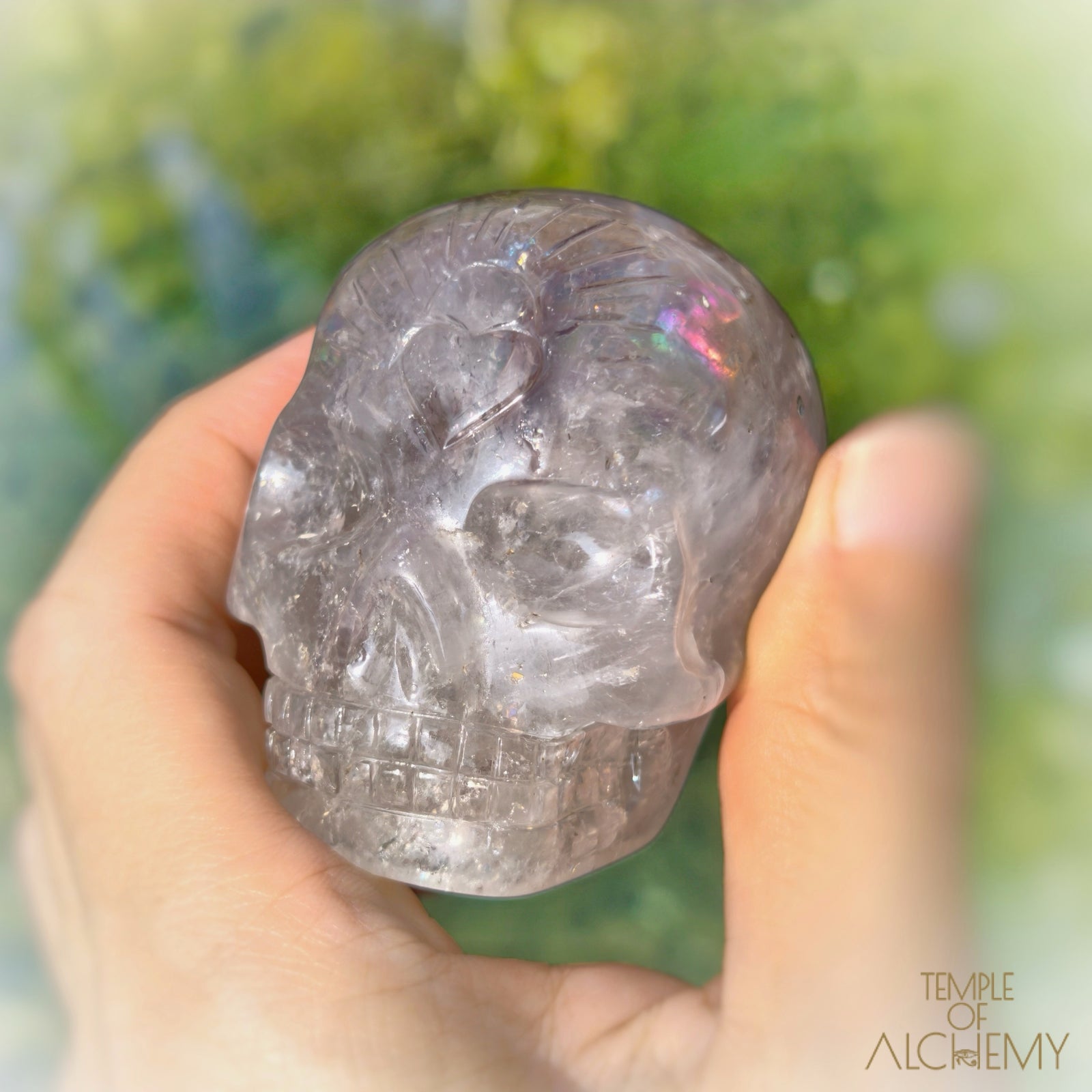 Elestial Trapiche Phantom Amethyst