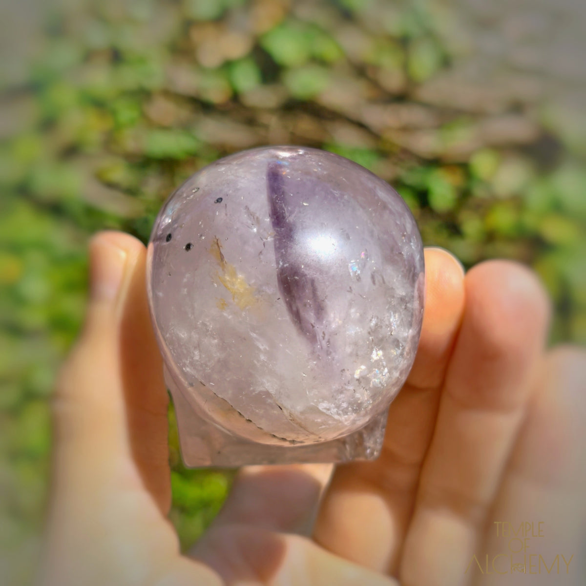 Elestial Trapiche Phantom Amethyst