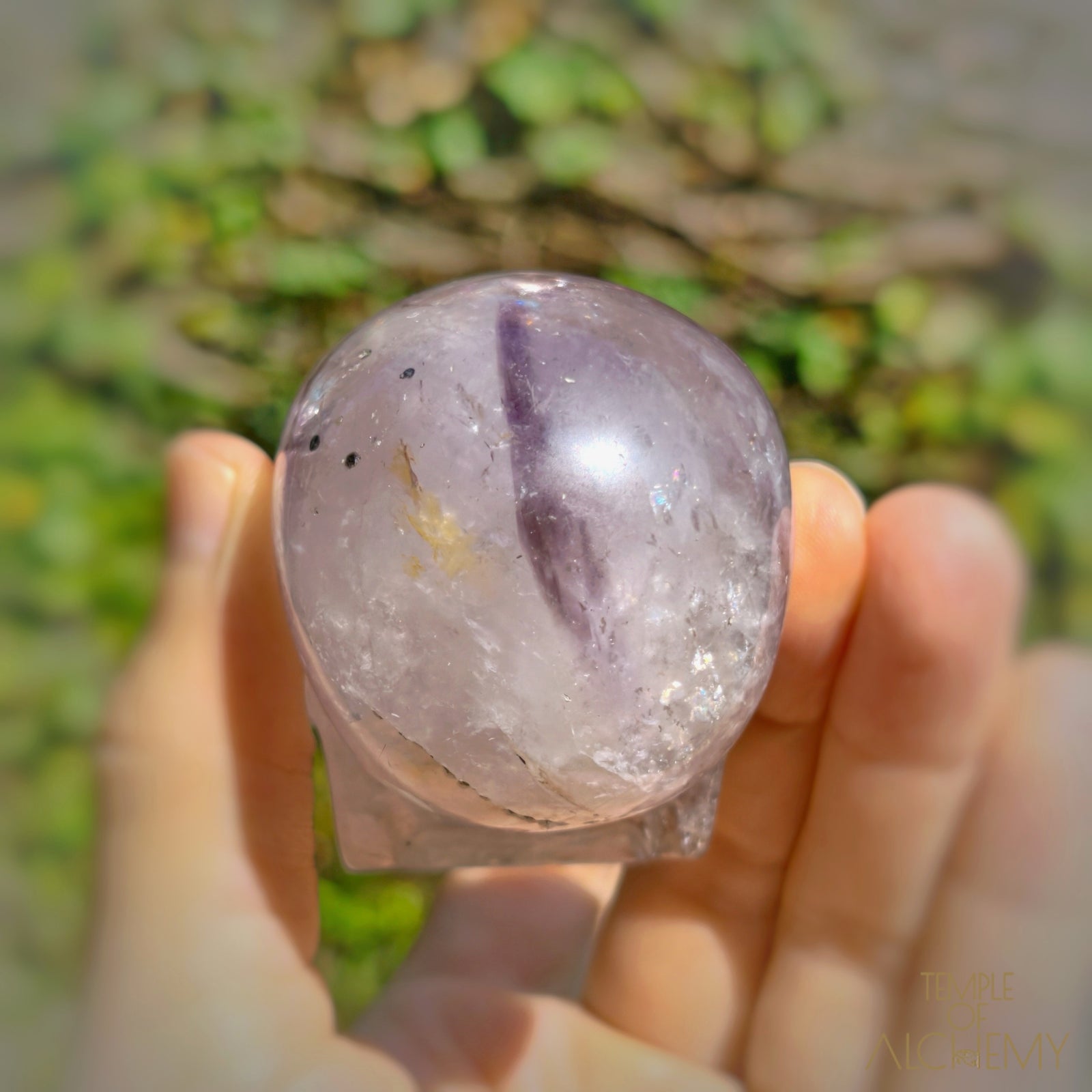 Elestial Trapiche Phantom Amethyst