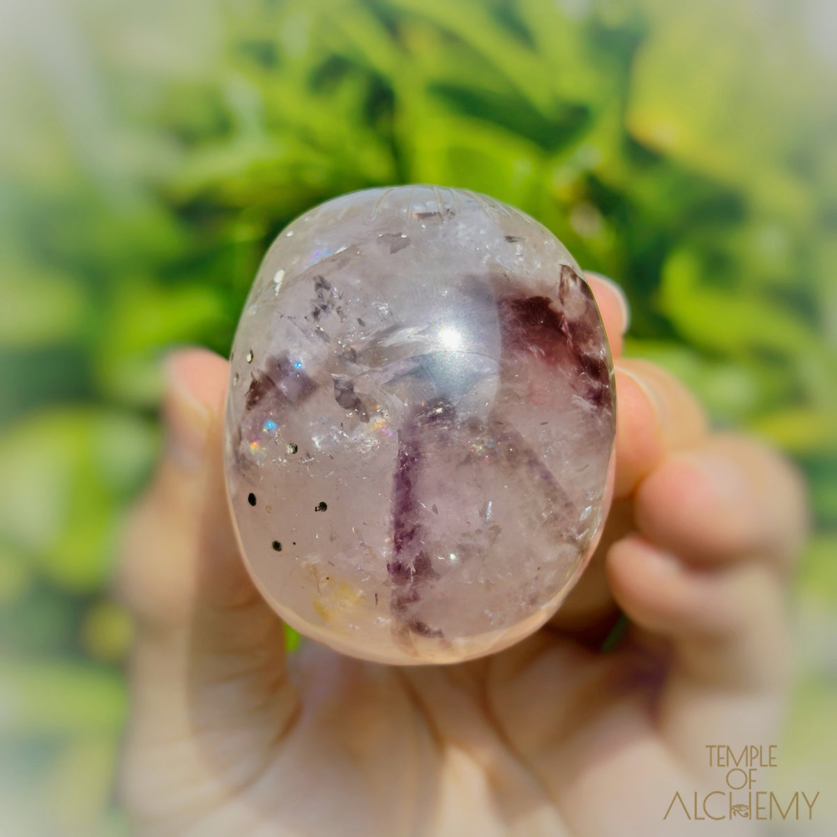 Elestial Trapiche Phantom Amethyst