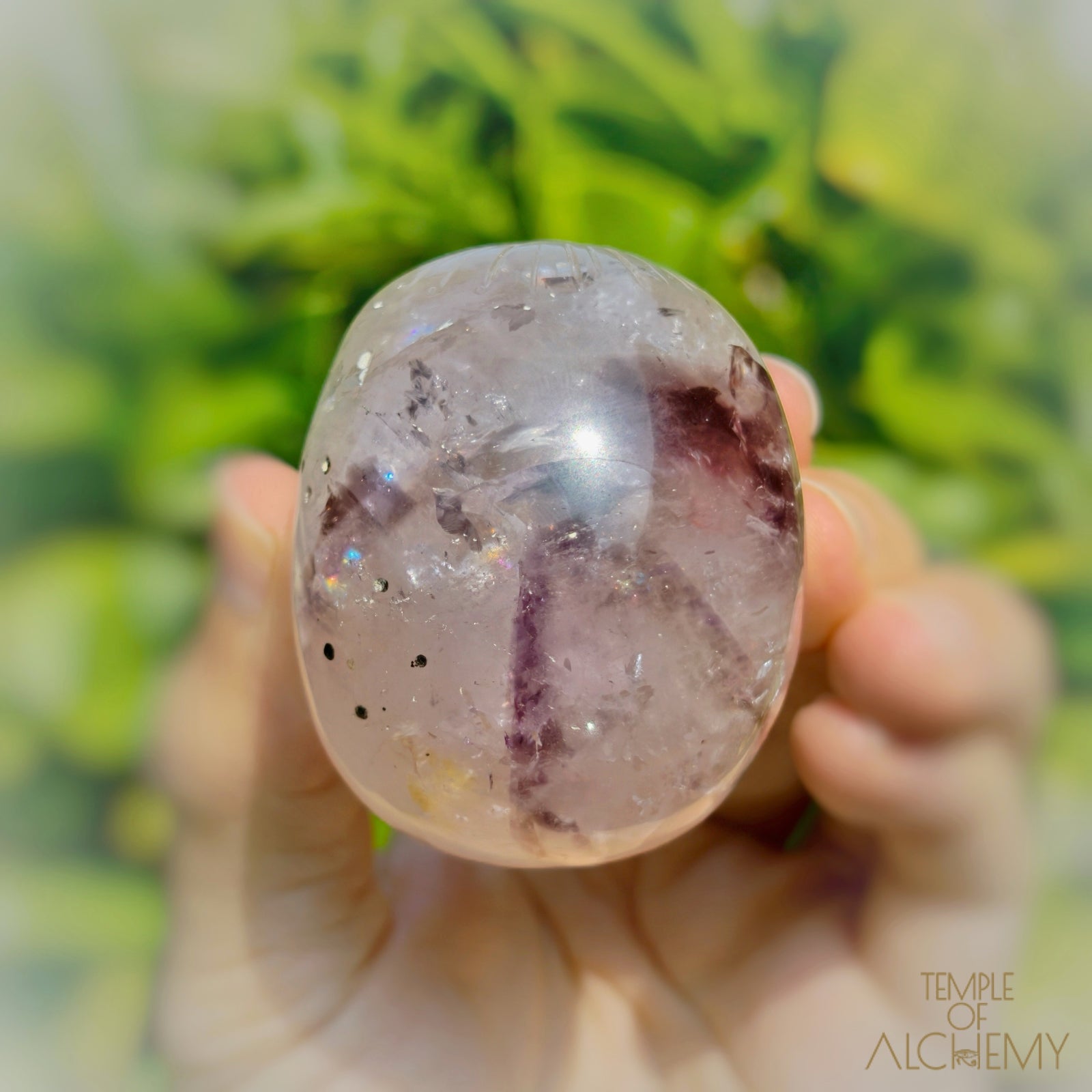 Elestial Trapiche Phantom Amethyst
