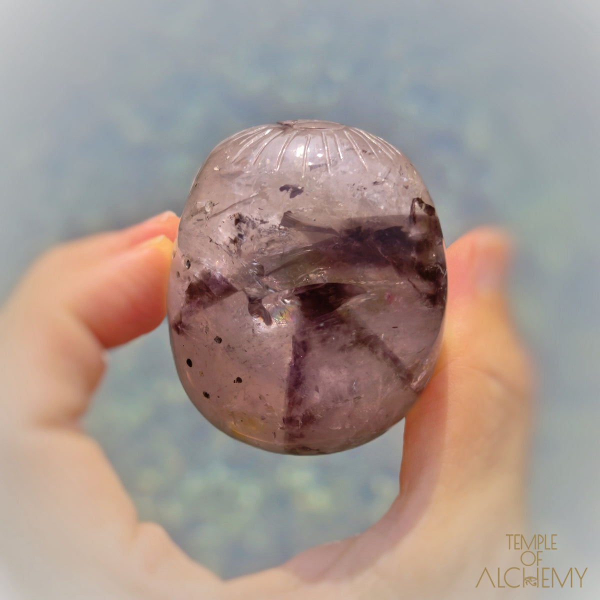 Elestial Trapiche Phantom Amethyst