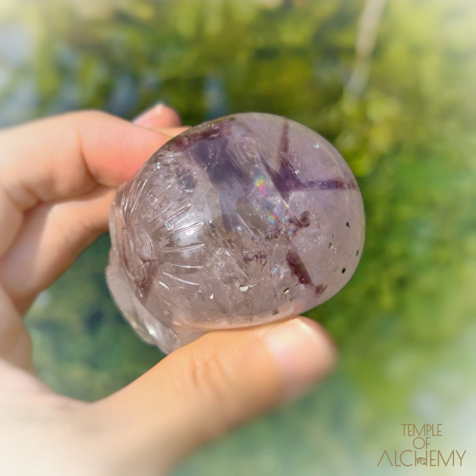 Elestial Trapiche Phantom Amethyst