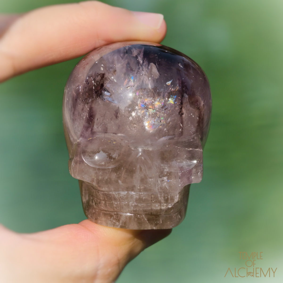 𓁹🌈𓁹 Elestial Trapiche Phantom Amethyst