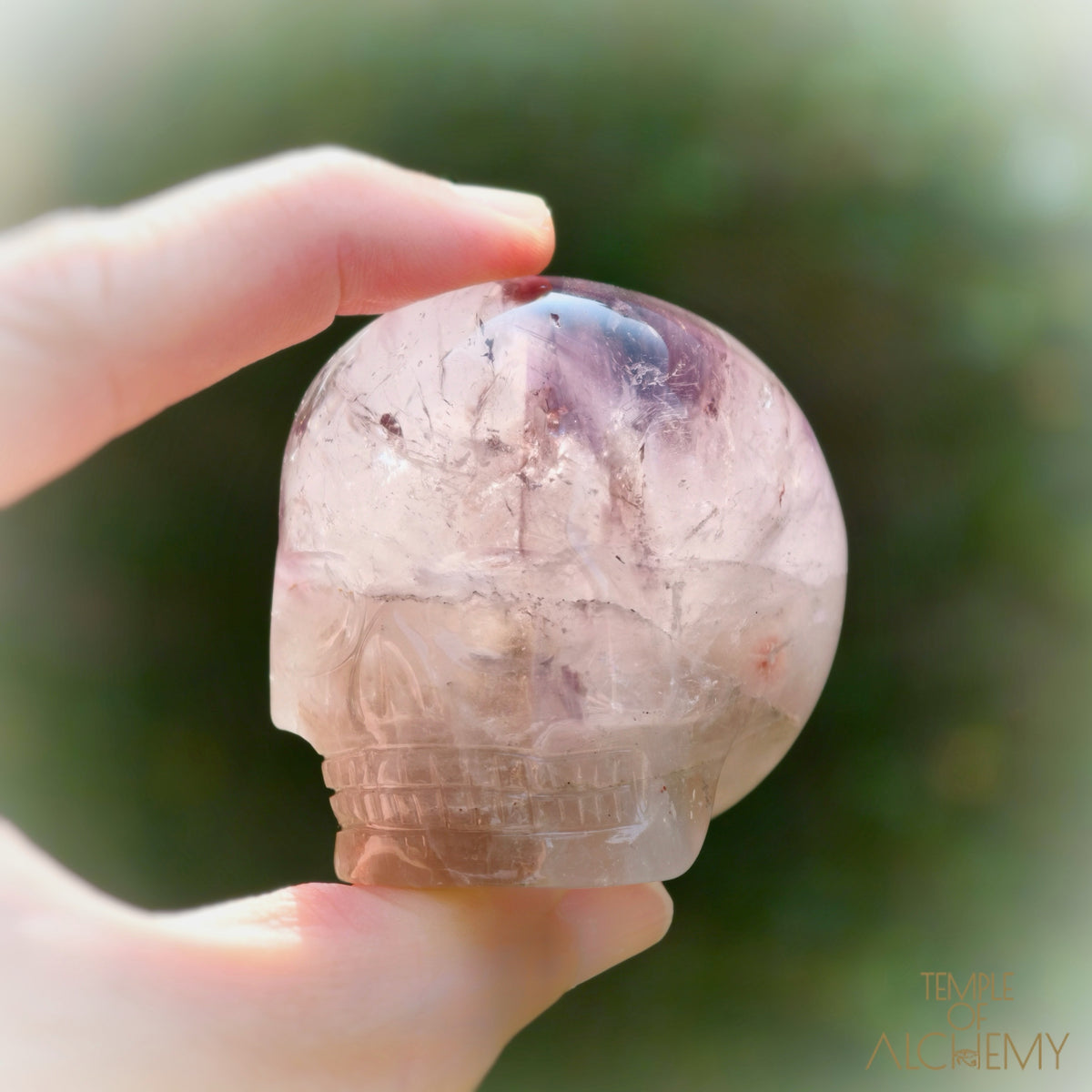𓁹🌈𓁹 Elestial Trapiche Phantom Amethyst