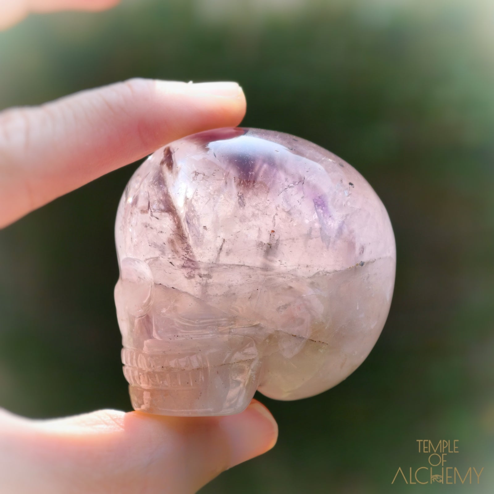 𓁹🌈𓁹 Elestial Trapiche Phantom Amethyst