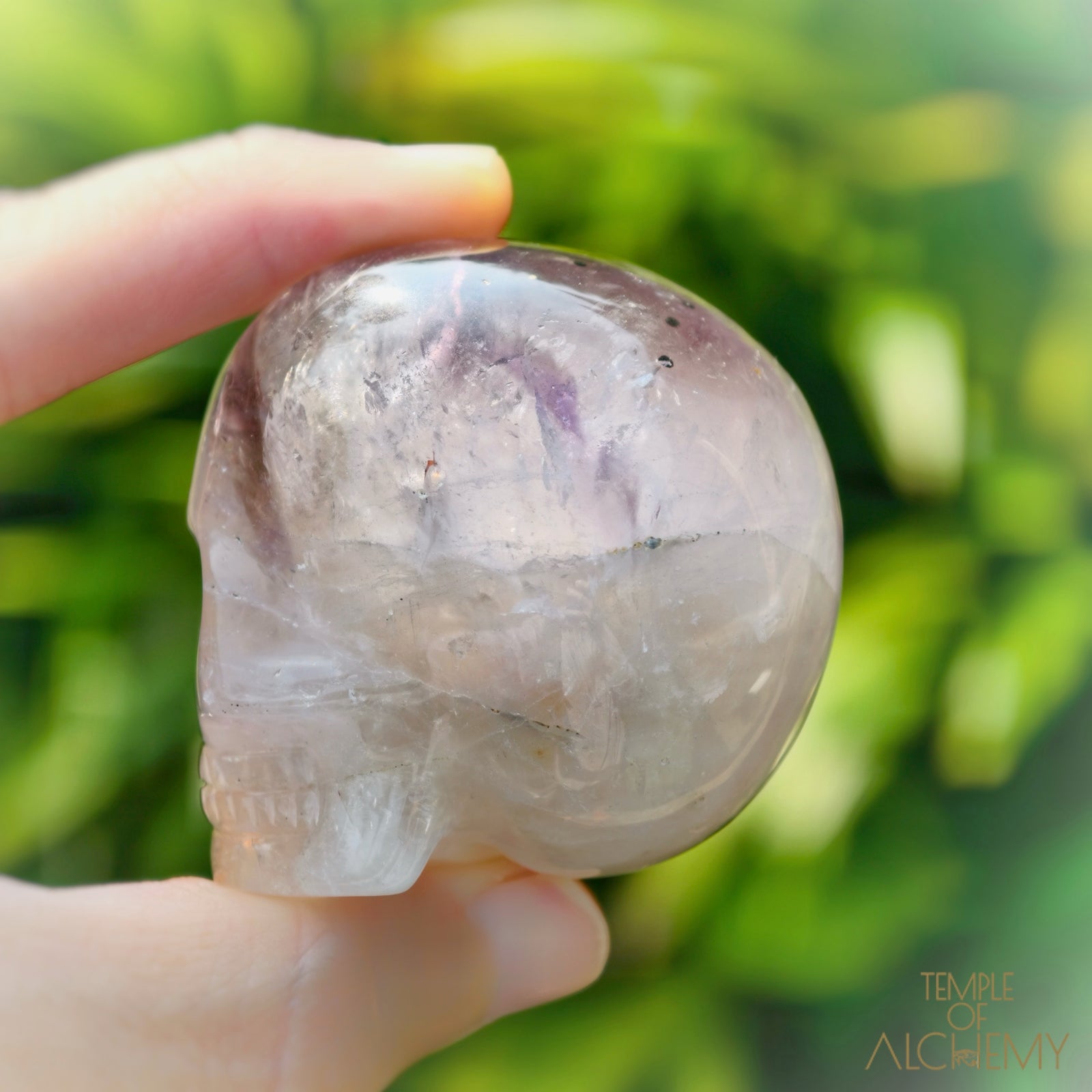 𓁹🌈𓁹 Elestial Trapiche Phantom Amethyst