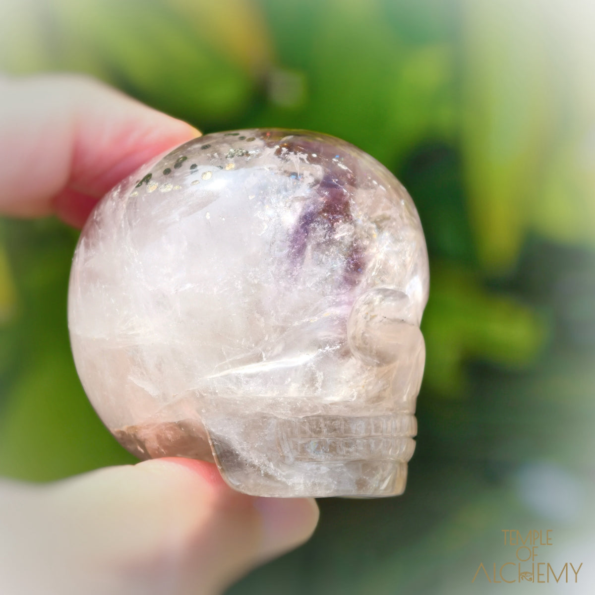 𓁹🌈𓁹 Elestial Trapiche Phantom Amethyst
