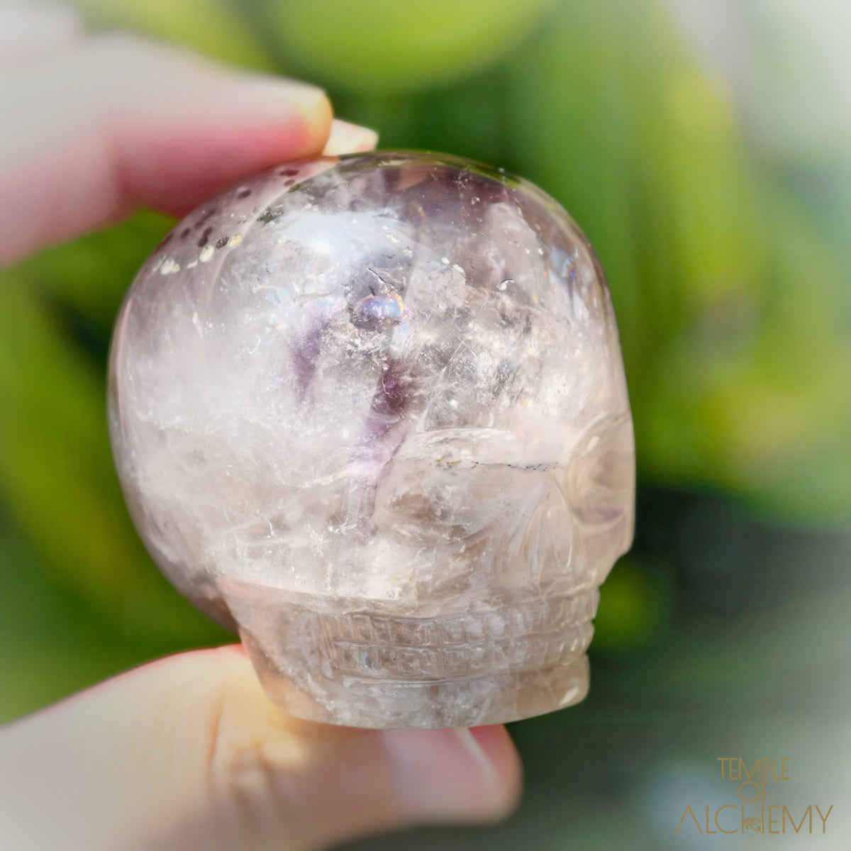 𓁹🌈𓁹 Elestial Trapiche Phantom Amethyst