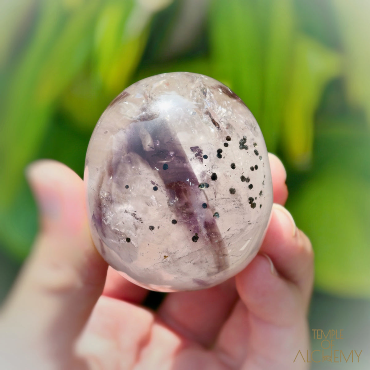𓁹🌈𓁹 Elestial Trapiche Phantom Amethyst