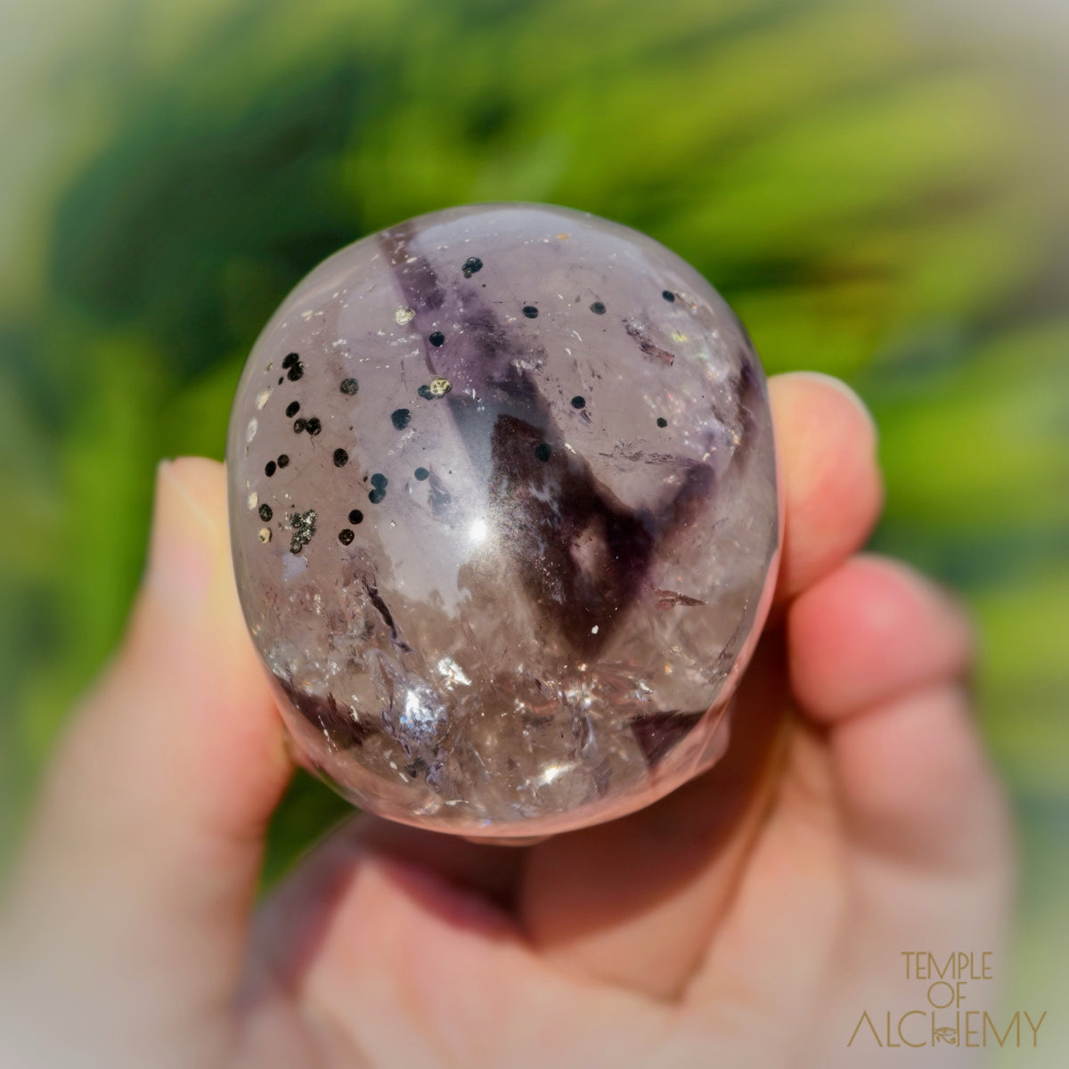 𓁹🌈𓁹 Elestial Trapiche Phantom Amethyst