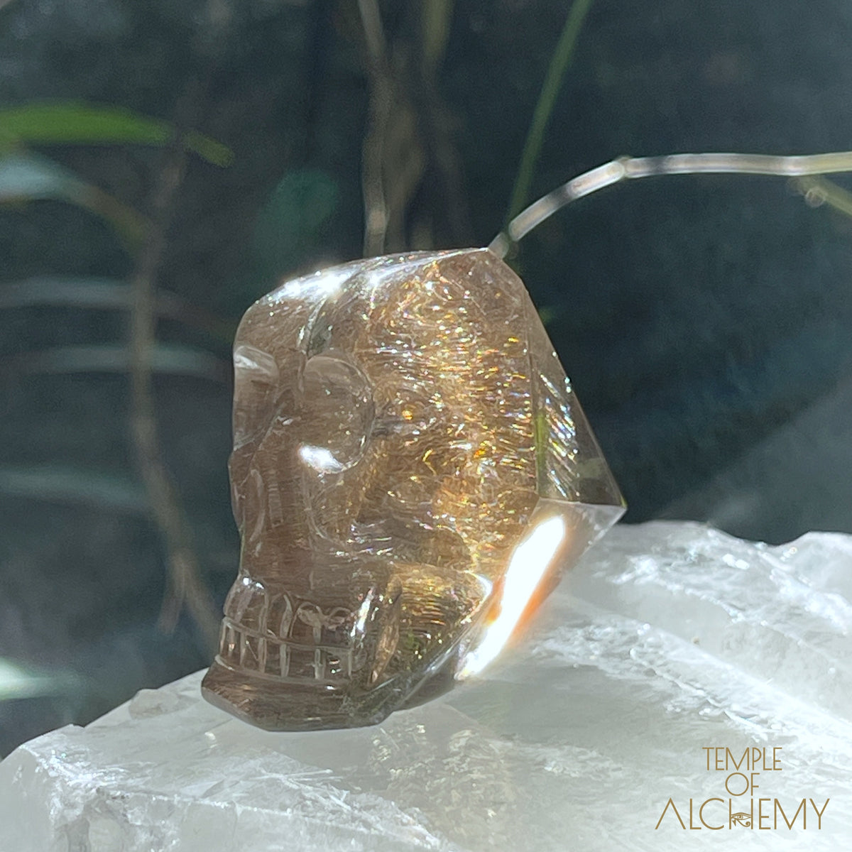 Smoky Citrine x Golden-Copper Rutiles