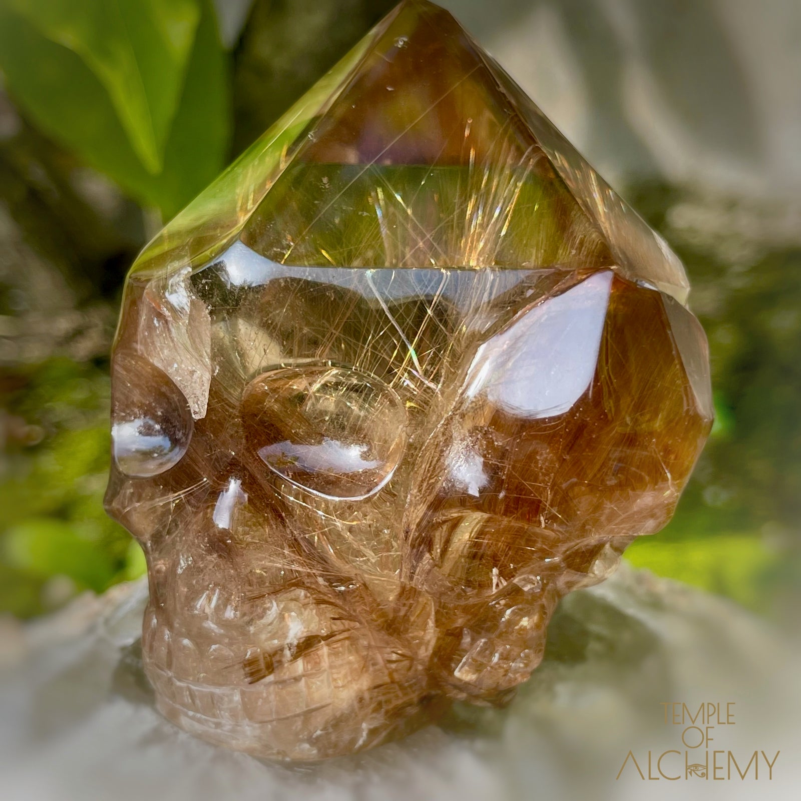 The Power of 2 Beings in 1 𓆃 Smoky Citrine x Golden-Copper Rutiles